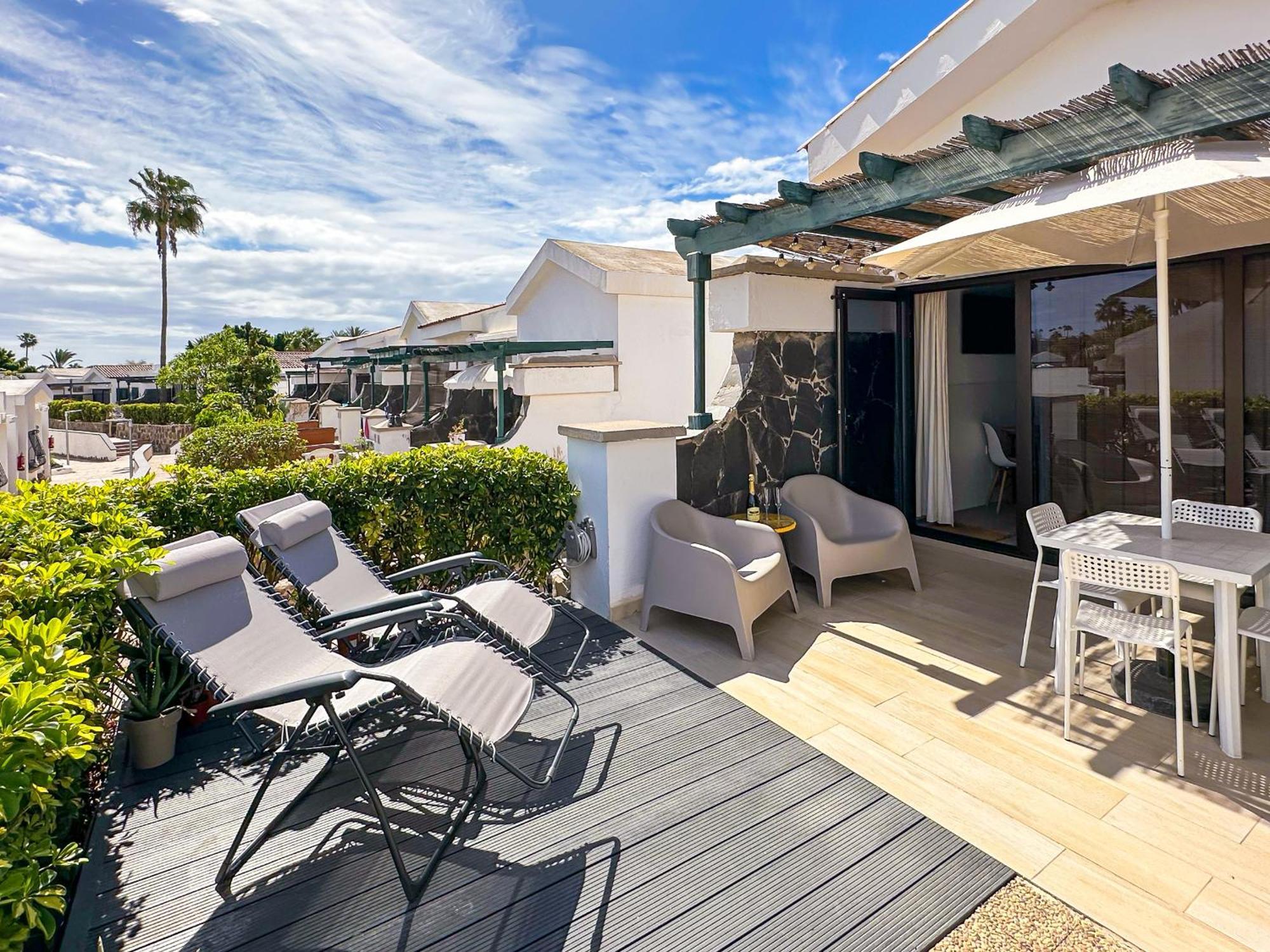 Relaxing Retreat In Maspalomas Lago - Fully Renovated Bungalow Exteriér fotografie